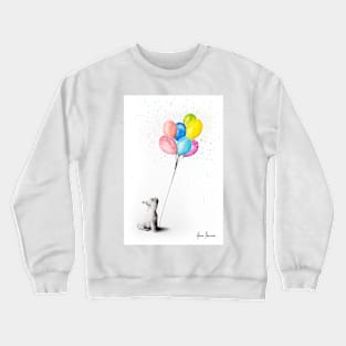 The French Bulldog and The Balloons Crewneck Sweatshirt